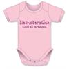Liebhaberstück rosa Body - Grösse 62/68