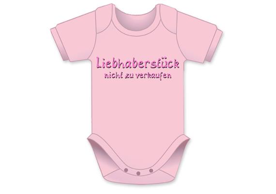 Liebhaberstück rosa Body - Grösse 62/68