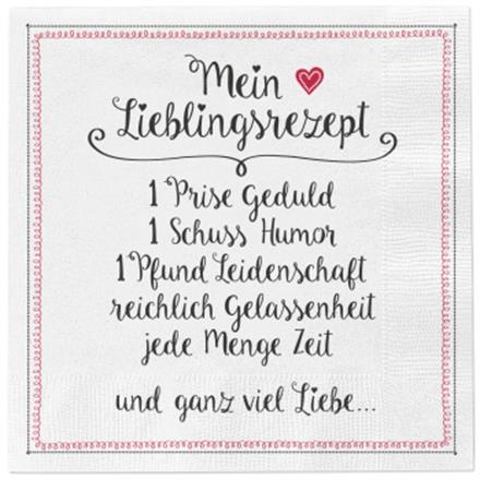 Lieblingsrezept Serviette