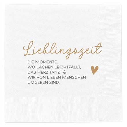 Lieblingszeit Serviette