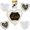 Love Folienballone (5er-Set)