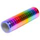 Luftschlange metallic regenbogen