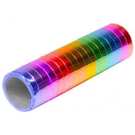 Luftschlange metallic regenbogen