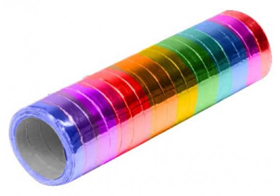 Luftschlange metallic regenbogen