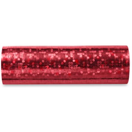 Luftschlange metallic rot