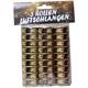 Luftschlangen Happy Birthday gold-schwarz