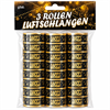Luftschlangen Happy Birthday gold-schwarz