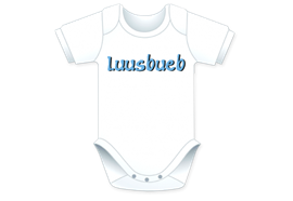 Luusbueb Body - Grösse 74/80