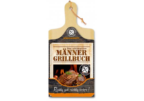 Männer-Grillbuch mit Schneidebrett