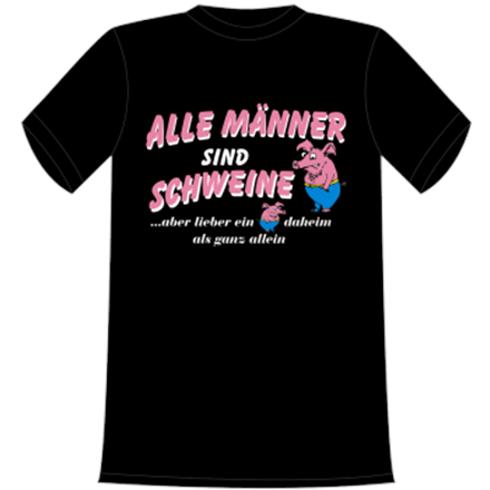 Männer Schweine T-Shirt