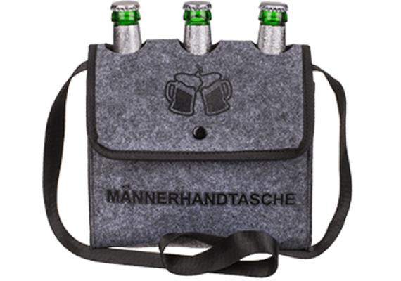 Männerhandtasche Umhänge Flaschentasche | Bild 1