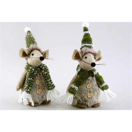 Mäuse Winter Stofffiguren (21 cm)