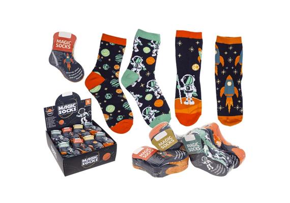 Magische Kindersocken Weltall