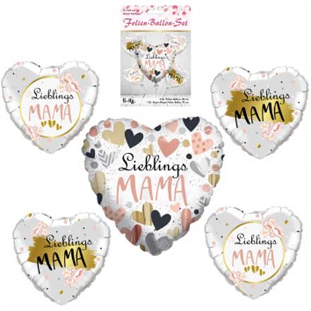 Mama Folienballone (5er-Set)