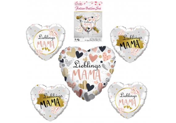 Mama Folienballone (5er-Set)