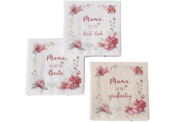 Mama Servietten (3 sort.)