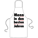 Mann in den besten Jahren Schürze