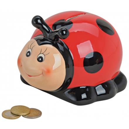 Marienkäfer Sparkasse 12 cm