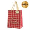 Merry Christmas rot Geschenktasche (L)
