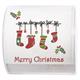 Merry Christmas Socken WC-Papier