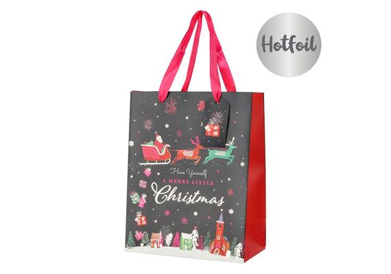 Merry Little Christmas Geschenktasche (L)