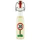 Mini Bügelflasche Likör 20. Geburtstag