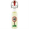 Mini Bügelflasche Likör 40. Geburtstag
