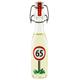Mini Bügelflasche Likör 65. Geburtstag