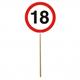 Mini Schilder 18. Geburtstag (12 Stk)