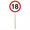 Mini Schilder 18. Geburtstag (12 Stk) | Bild 1