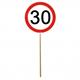 Mini Schilder 30. Geburtstag (12 Stk)