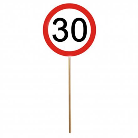 Mini Schilder 30. Geburtstag (12 Stk)