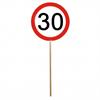 Mini Schilder 30. Geburtstag (12 Stk)