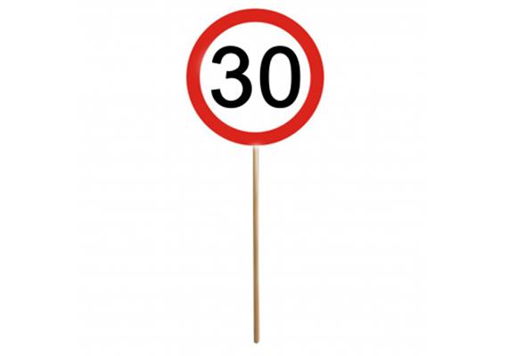 Mini Schilder 30. Geburtstag (12 Stk) | Bild 1