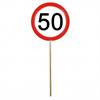 Mini Schilder 50. Geburtstag (12 Stk)