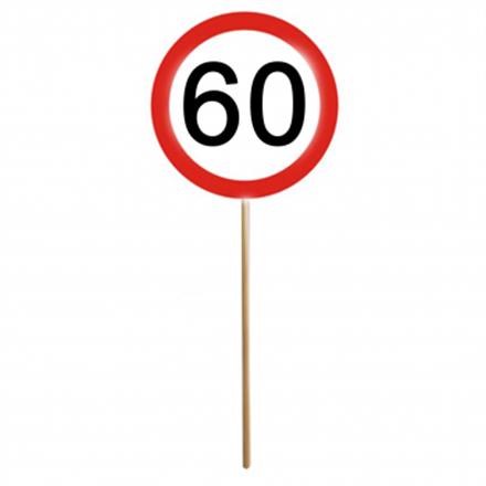 Mini Schilder 60. Geburtstag (12 Stk)