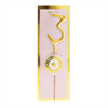 Mini Wunderkerze gold Zahl 3