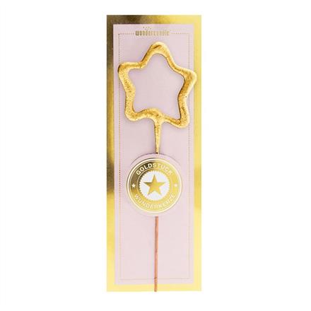 Mini Wunderkerze Herz gold