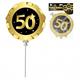 Mini Zahlenballon 50 selbstaufblasend (3 Stk)