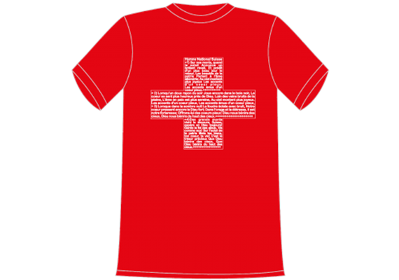 Nationalhymne Suisse T-Shirt (français) - XL