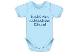 Nicht schlechten Eltern hellblau Body - Grösse 62/68