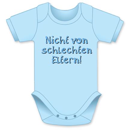 Nicht schlechten Eltern hellblau Body