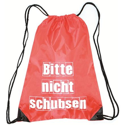 Nicht schubsen Rucksack