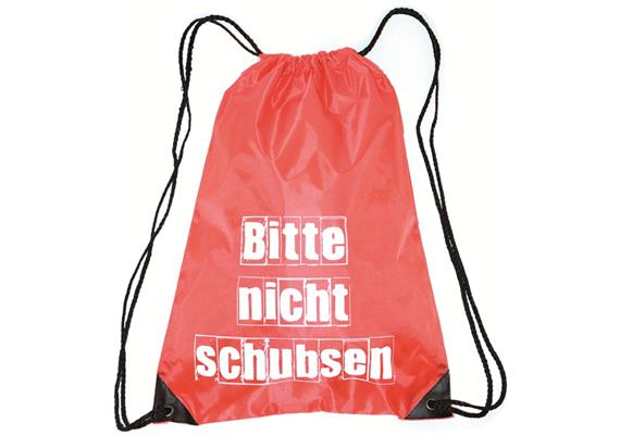 Nicht schubsen Rucksack