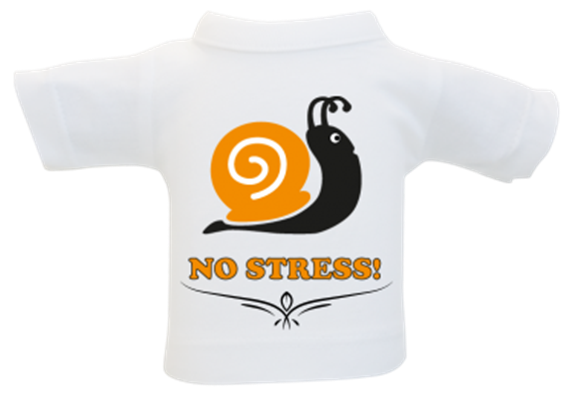 No Stress Mini-T-Shirt