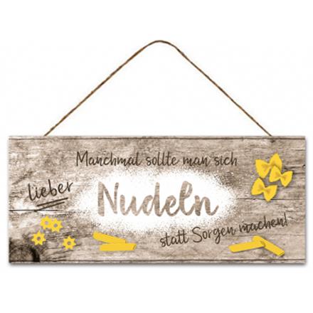 Nudeln Metallschild