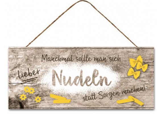 Nudeln Metallschild