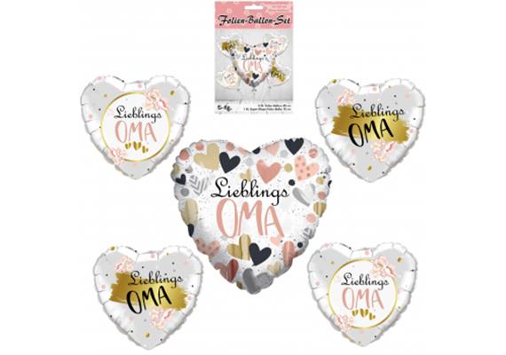 Oma Folienballone (5er-Set)