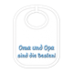 Oma und Opa Babylatz - Textilfarbe weiss