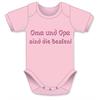 Oma und Opa rosa Body - Grösse 74/80